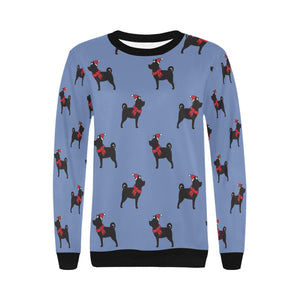 Christmas Shiba Love Women's Sweatshirt-Apparel-Apparel, Shiba Inu, Sweatshirt-14