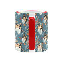 Load image into Gallery viewer, Christmas Snowflake Shelties Coffee Mug-4
