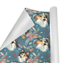 Load image into Gallery viewer, Christmas Snowflake Shelties Gift Wrapping Paper - 2 Rolls-Christmas Ornament-Christmas,Rough Collie,Shetland Sheepdog,Wrapping Paper-4