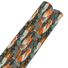 Load image into Gallery viewer, Christmas Starlight Shelties Gift Wrapping Paper - 2 Rolls-Christmas Ornament-Christmas,Rough Collie,Shetland Sheepdog,Wrapping Paper-Black26-ONE SIZE-5