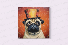 Load image into Gallery viewer, Circus Ringmaster Pug Framed Wall Art Poster-Art-Dog Art, Home Decor, Pug-4