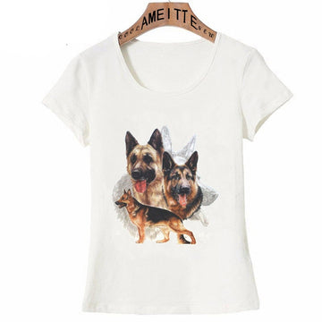 Classic German Shepherd Love Womens T Shirt 360x