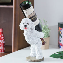 Load image into Gallery viewer, Classic Poodle Wine Holder Statues - 3 Coat Colors-Home Decor-Home Decor,Poodle,Statue-9