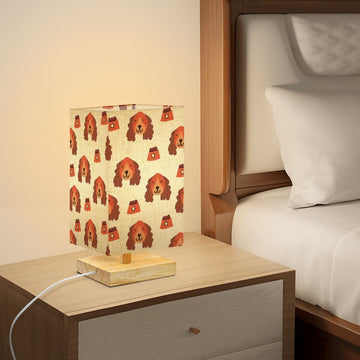 Cocker Spaniel Faces Desktop Table Lamp 360x