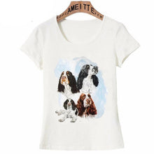 Load image into Gallery viewer, Cocker Spaniel Love Womens T ShirtApparel