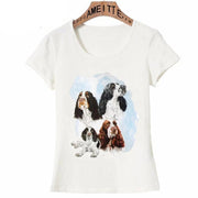 Cocker Spaniel Love Womens T ShirtApparel
