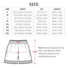 Load image into Gallery viewer, Cocker Spaniel Shorts for Women - Lace Trim Design - Watercolor Elegance Cocker Spaniels-Women's Pajamas-6