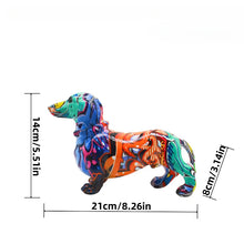Load image into Gallery viewer, Color Blend Dachshund Resin Statues-1-12