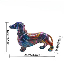 Load image into Gallery viewer, Color Blend Dachshund Resin Statues-2-9