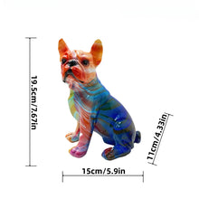 Load image into Gallery viewer, Color Blend French Bulldog Resin Statues-C-11