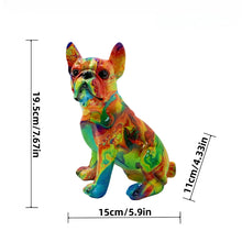 Load image into Gallery viewer, Color Blend French Bulldog Resin Statues-D-10
