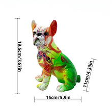 Load image into Gallery viewer, Color Blend French Bulldog Resin Statues-E-13