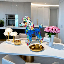 Load image into Gallery viewer, Color Blend Poodle Resin Statues-2
