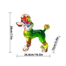 Load image into Gallery viewer, Color Blend Poodle Resin Statues-Gradual change blue-7