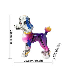 Load image into Gallery viewer, Color Blend Poodle Resin Statues-Gradual change pink-10