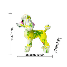 Load image into Gallery viewer, Color Blend Poodle Resin Statues-Gradual change white-8