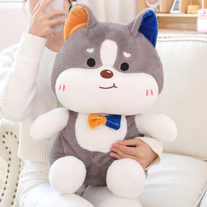 Color Coordinated Husky Stuffed Animal Plush Toys-Stuffed Animals-Siberian Husky, Stuffed Animal-5