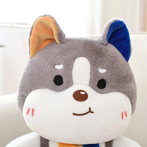Color Coordinated Husky Stuffed Animal Plush Toys-Stuffed Animals-Siberian Husky, Stuffed Animal-6