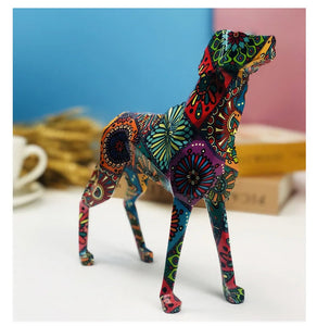 Color Splash Hydro Dip Art Vizsla Statues-Home Decor-Dog Dad Gifts, Dog Mom Gifts, Home Decor, Statue, Vizsla-12