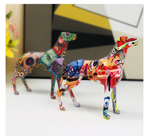 Color Splash Hydro Dip Art Vizsla Statues-Home Decor-Dog Dad Gifts, Dog Mom Gifts, Home Decor, Statue, Vizsla-17