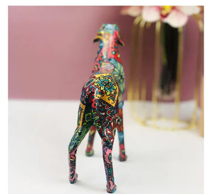 Color Splash Hydro Dip Art Vizsla Statues-Home Decor-Dog Dad Gifts, Dog Mom Gifts, Home Decor, Statue, Vizsla-5