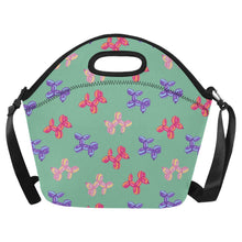 Load image into Gallery viewer, Colorful Balloon Poodles Neoprene Lunch Bag-MediumAquaMarine-ONESIZE-26