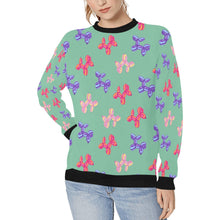 Load image into Gallery viewer, Colorful Balloon Poodles Sweatshirt for Women-Apparel-Apparel, Dog Mom Gifts, Poodle, Sweatshirt-Mint Green-S-6