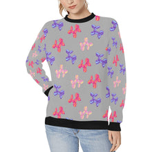 Load image into Gallery viewer, Colorful Balloon Poodles Sweatshirt for Women-Apparel-Apparel, Dog Mom Gifts, Poodle, Sweatshirt-Parisian Gray-S-8