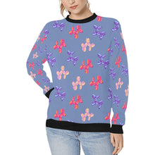 Load image into Gallery viewer, Colorful Balloon Poodles Sweatshirt for Women-Apparel-Apparel, Dog Mom Gifts, Poodle, Sweatshirt-Slate Blue-S-5