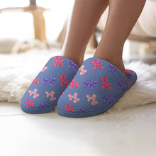 Load image into Gallery viewer, Colorful Balloon Poodles Women's Cotton Mop Slippers-22