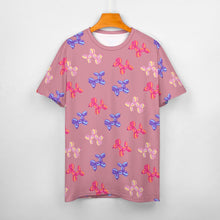 Load image into Gallery viewer, Colorful Balloon Poodles Women's Cotton T-Shirt-Apparel--37