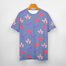 Load image into Gallery viewer, Colorful Balloon Poodles Women's Cotton T-Shirt-Apparel--17