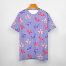 Load image into Gallery viewer, Colorful Balloon Poodles Women's Cotton T-Shirt-Apparel--31