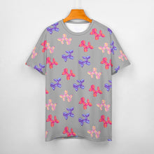 Load image into Gallery viewer, Colorful Balloon Poodles Women's Cotton T-Shirt-Apparel--30