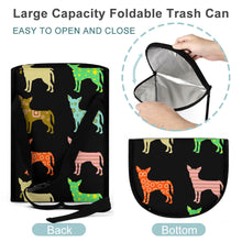 Load image into Gallery viewer, Colorful Chihuahua Silhouettes Multipurpose Car Storage Bag-Car Accessories-Bags, Car Accessories, Chihuahua-Black-3