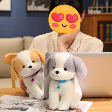 Colorful Collar Lhasa Apso Stuffed Animal Plush Toys 3 1 360x