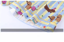 Load image into Gallery viewer, Colorful Dachshunds Striped Summer Cotton Pajamas Set for Women-6