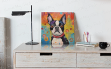 Load image into Gallery viewer, Colorful Dream Boston Terrier Framed Wall Art Poster-Art-Boston Terrier, Dog Art, Home Decor, Poster-2