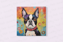 Load image into Gallery viewer, Colorful Dream Boston Terrier Framed Wall Art Poster-Art-Boston Terrier, Dog Art, Home Decor, Poster-4