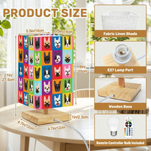 Load image into Gallery viewer, Colorful Frenchie Love Desktop Table Lamp-Desk Lamps-Christmas,Dog Dad Gifts,Dog Mom Gifts,French Bulldog,Home Decor,Lamp-3