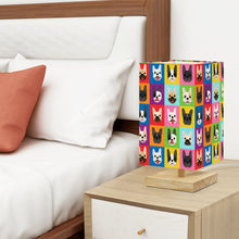 Load image into Gallery viewer, Colorful Frenchie Love Desktop Table Lamp-Desk Lamps-Christmas,Dog Dad Gifts,Dog Mom Gifts,French Bulldog,Home Decor,Lamp-4