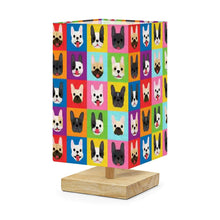 Load image into Gallery viewer, Colorful Frenchie Love Desktop Table Lamp-Desk Lamps-Christmas,Dog Dad Gifts,Dog Mom Gifts,French Bulldog,Home Decor,Lamp-US Plug-2