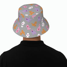 Load image into Gallery viewer, Colorful Poodles in Playful Poses Bucket Hat-Hats &amp; Caps-21