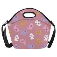 Load image into Gallery viewer, Colorful Poodles Love Neoprene Lunch Bag-11