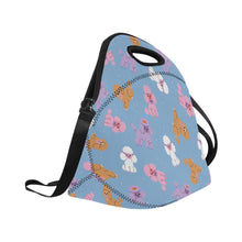 Load image into Gallery viewer, Colorful Poodles Love Neoprene Lunch Bag-19