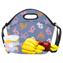 Load image into Gallery viewer, Colorful Poodles Love Neoprene Lunch Bag-24