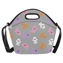 Load image into Gallery viewer, Colorful Poodles Love Neoprene Lunch Bag-36