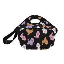 Load image into Gallery viewer, Colorful Poodles Love Neoprene Lunch Bag-45