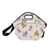 Load image into Gallery viewer, Colorful Poodles Love Neoprene Lunch Bag-5