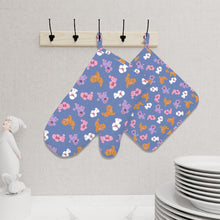 Load image into Gallery viewer, Colorful Poodles Love Oven Gloves-Kitchen Decor-6